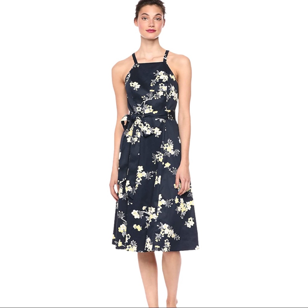 RACHEL Rachel Roy Navy Fit & Flare Sundress Size 4